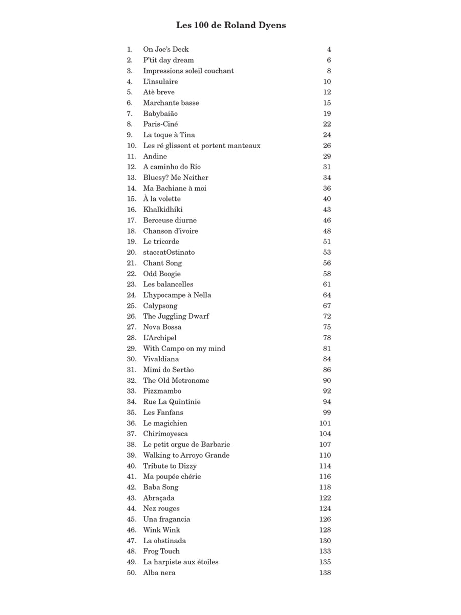 現代ギター | 【楽譜】ディアンス：ローラン・ディアンス100曲集Vol.1