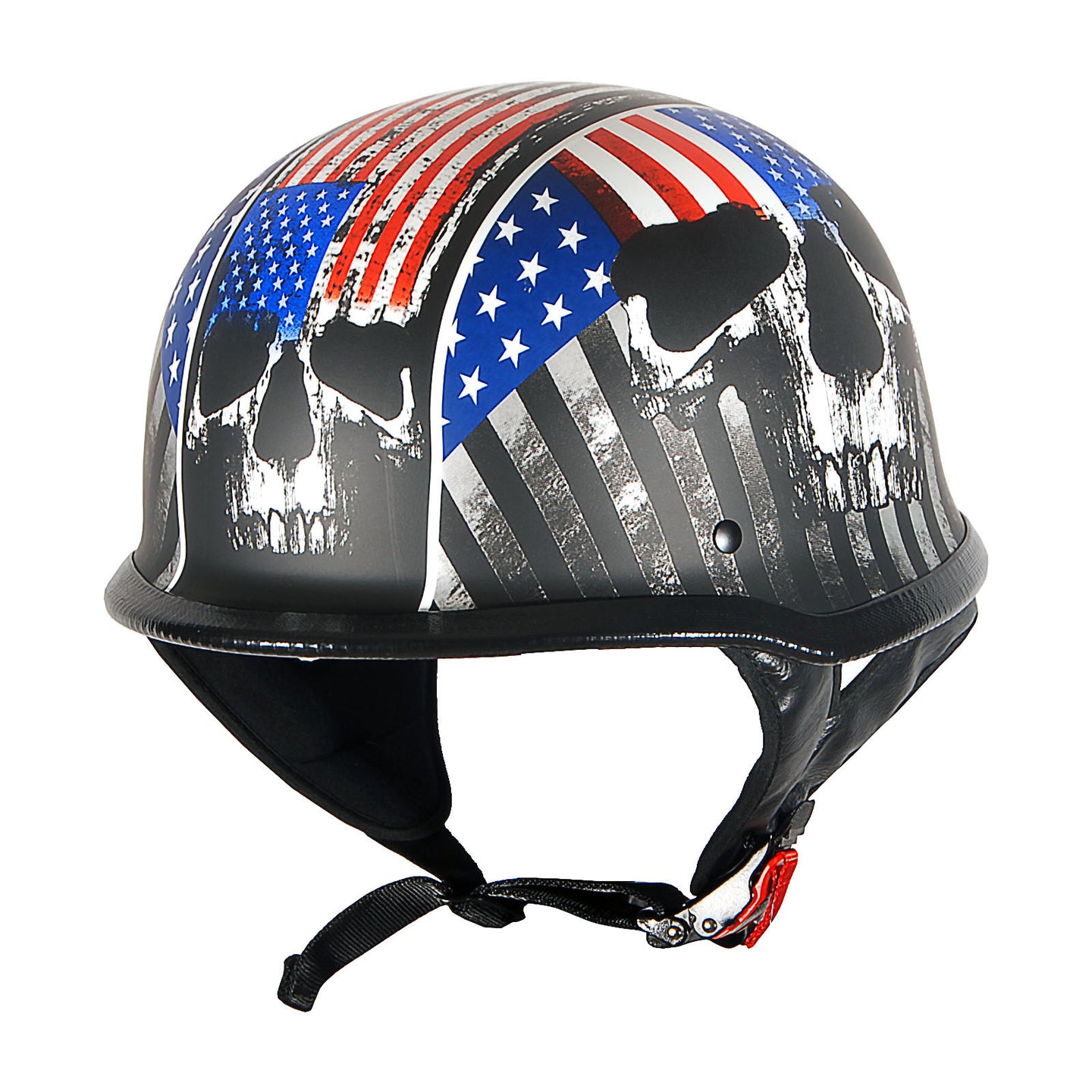 1Storm Novelty Motorcycle Helmet Half Face German Style DOT
