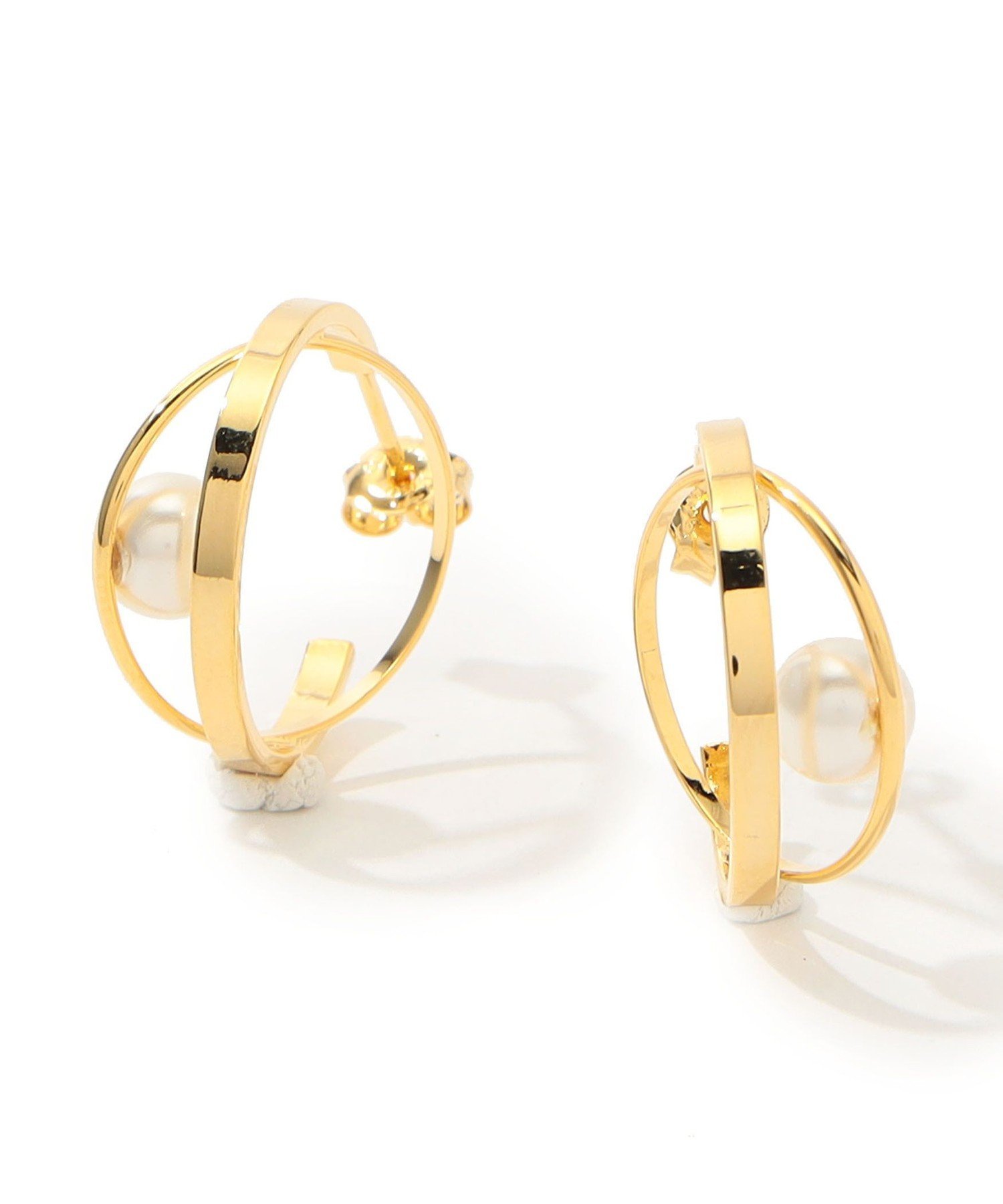 TOMORROWLAND｜【別注】januka ダブルフープ パールピアス | Rakuten