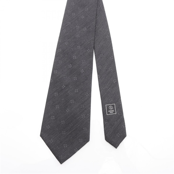 シャネル(CHANEL)シャネル ココマーク クローバー ネクタイ 衣料品