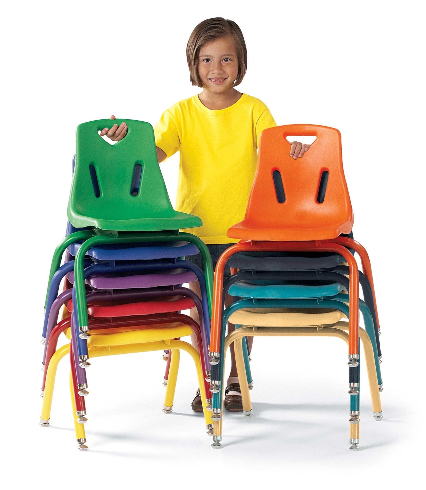 Jonti-Craft Stackable School Chair With Powder-Coated Legs 8