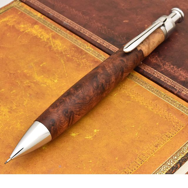 工房 楔 0.5mm シャープペンシル コルタ楔 花梨紅白 | ペンハウス