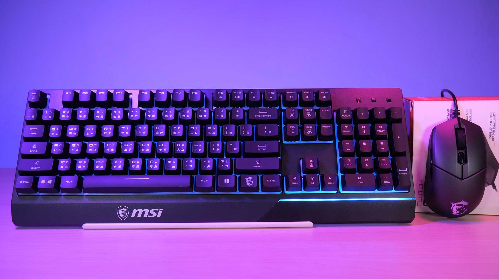 SENSATIONAL MSI Vigor GK30 gaming keyboard mouse combo - Techspin