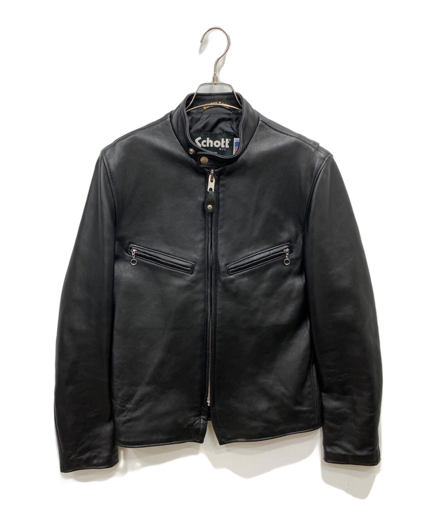 中古・古着通販】Schott (ショット) ラムレザー シングルライダース