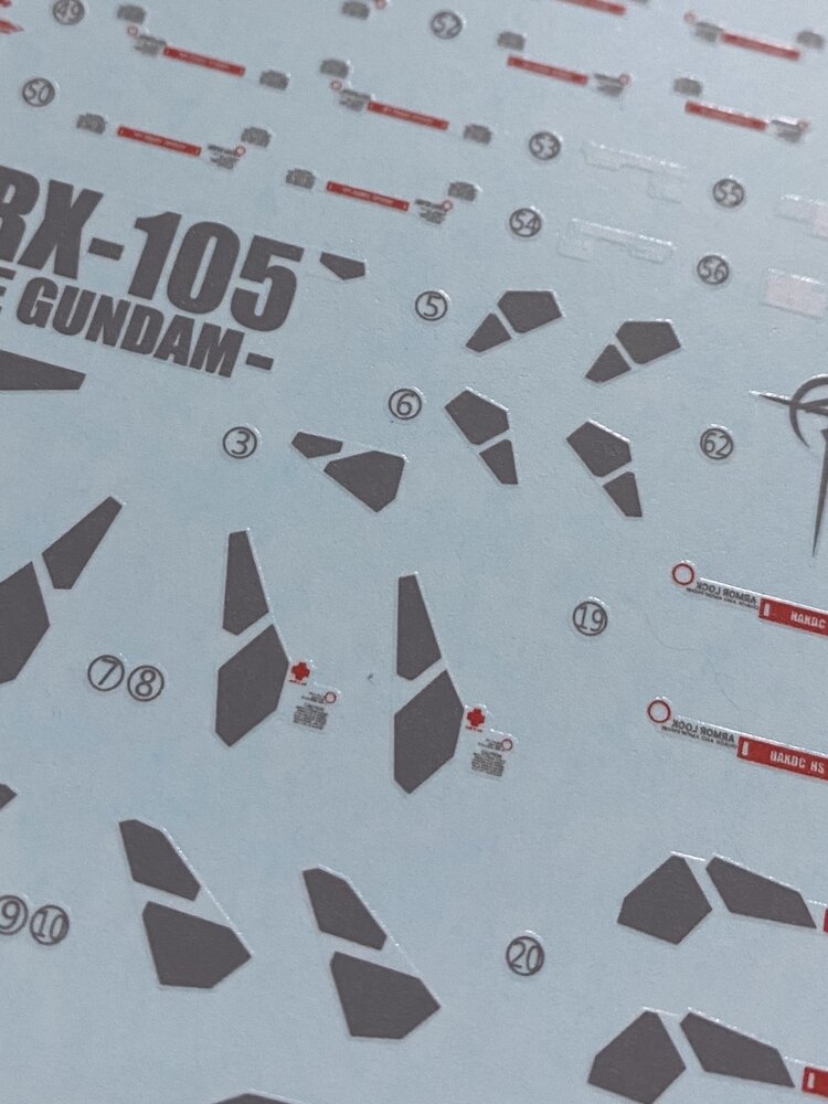 Flaming-Snow HG-35 XI vs Penelope Fluorescent Decal - Zeonmarket