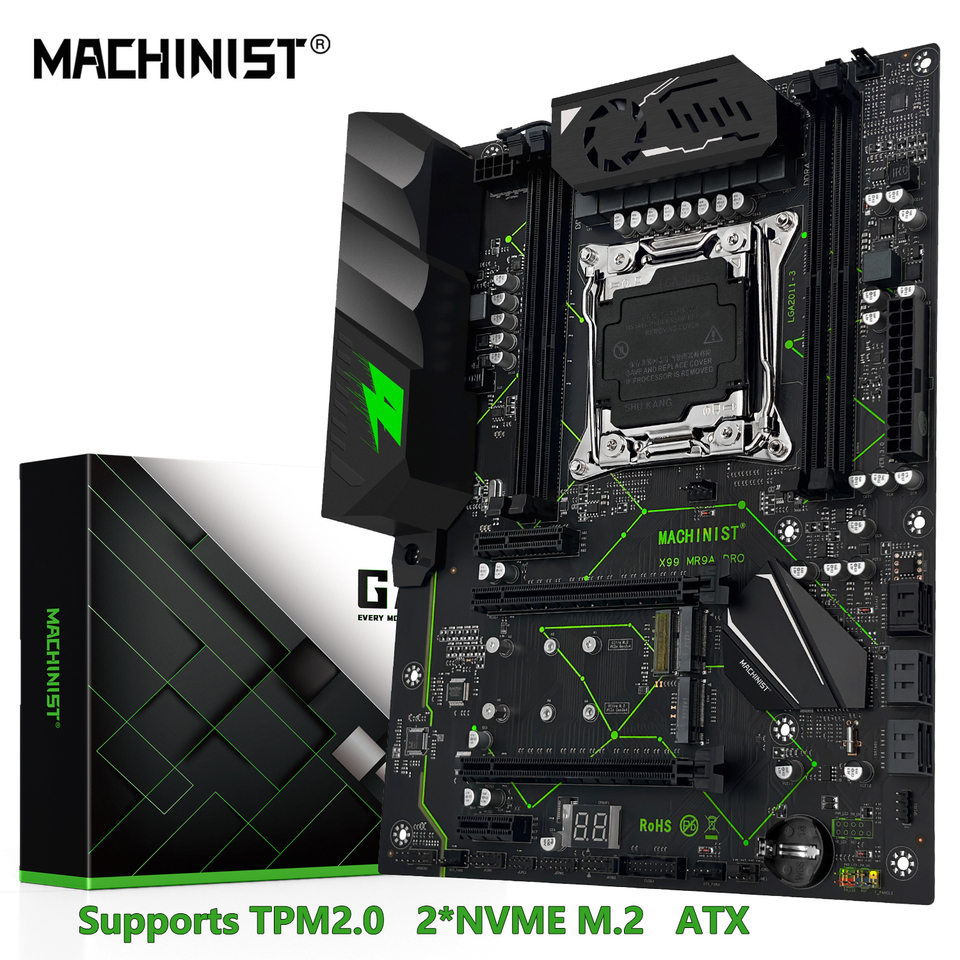 MACHINIST MR9A PRO ATX X99 Motherboard Support TPM2.0 LGA 2011-3