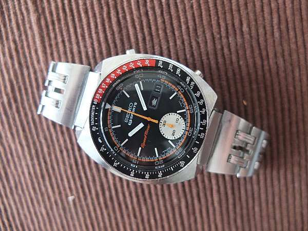 セイコー SEIKO 5スポーツ スピードタイマー ペプシモデル 6139-6032