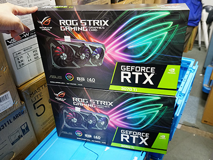 ASUSのGeForce RTX 3000に新モデル、ROG STRIXとTUF Gamingが計4製品