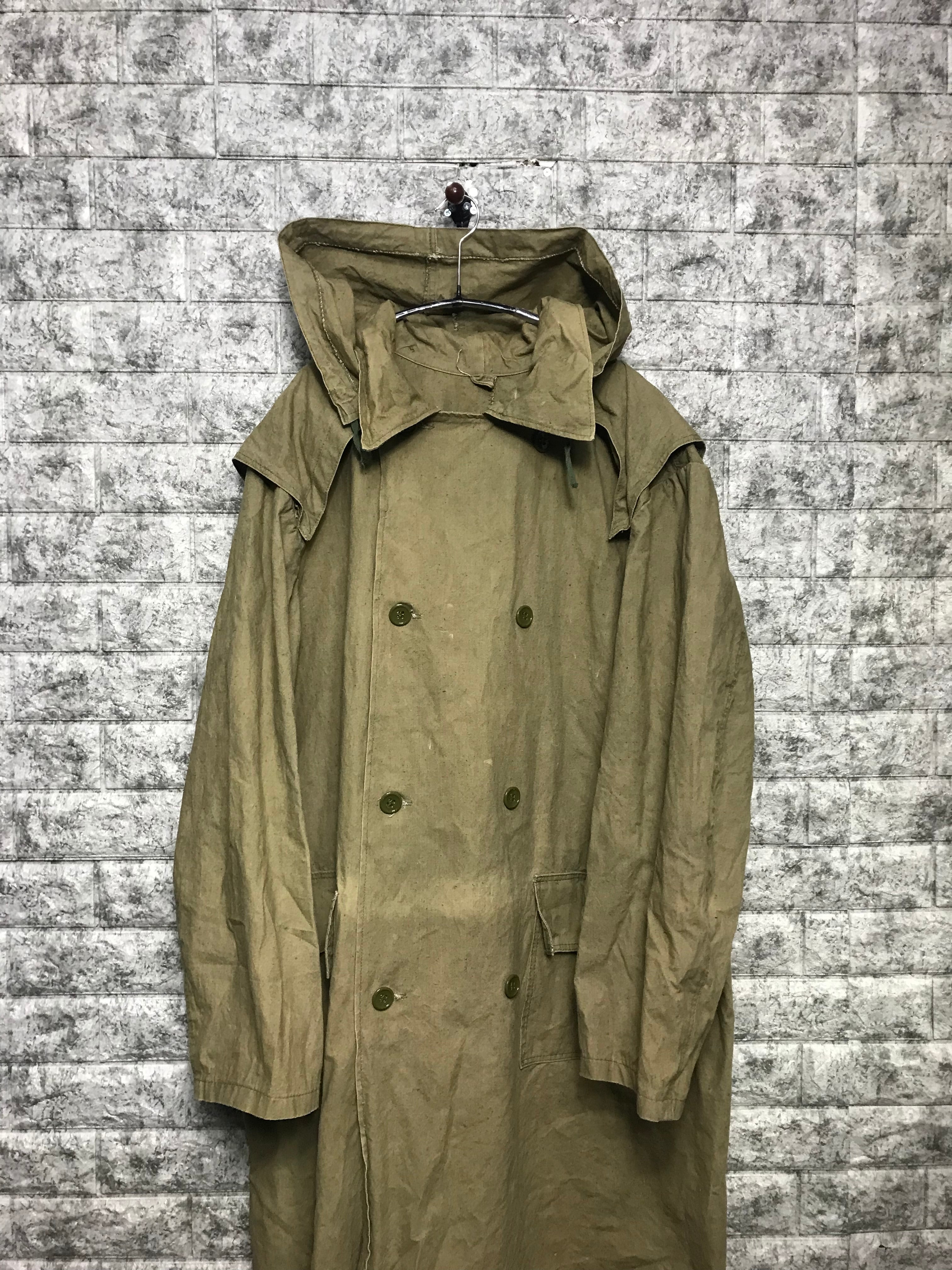 ロシア軍 ソ連軍 モーターサイクル リネン コート ワーク ジャケット