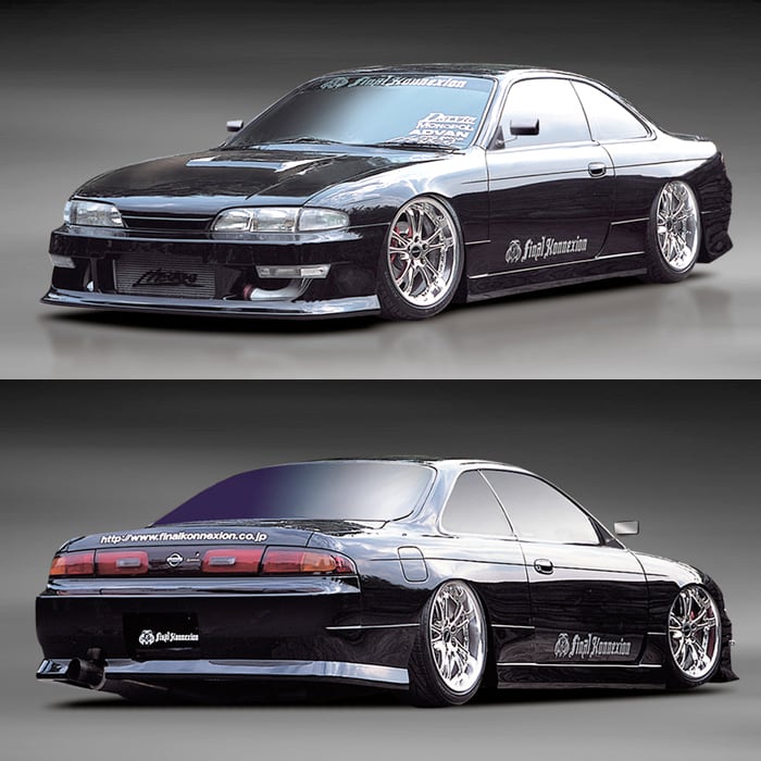 FIRST CONTACT】 FRP製 TYPE1 サイドステップ NISSAN S14 シルビア