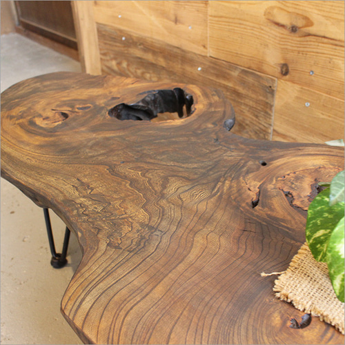 ケヤキ 一枚板 ローテーブル ちゃぶ台 おしゃれ アンティーク 脚