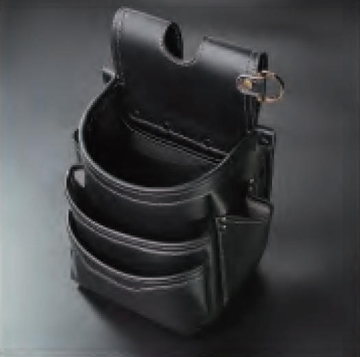 取扱商品情報 / 腰袋3段(黒金) フジ矢㈱ FUJIYA