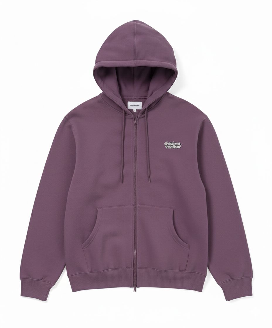 Thisisneverthat]☆韓国人気☆OL-Logo Zip Up Hoodie (thisisneverthat