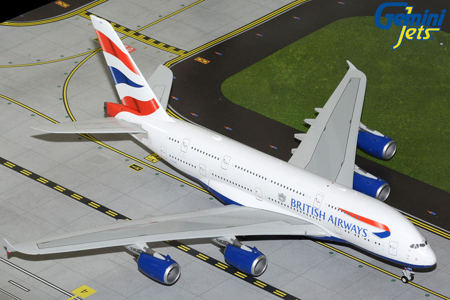 Gemini200 British Airways A380-800 G-XLEE G2BAW1340 Scale 1:200