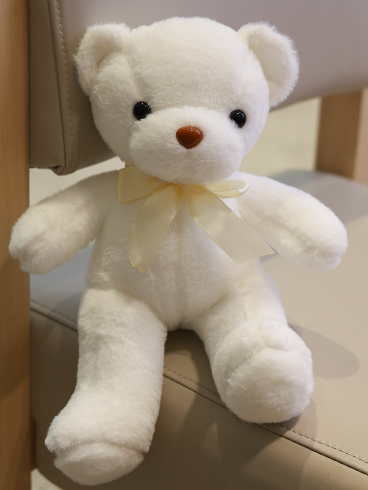 くまぬいぐるみ もこもこデニムオーバーオール抱きぐるみ くま 茶色
