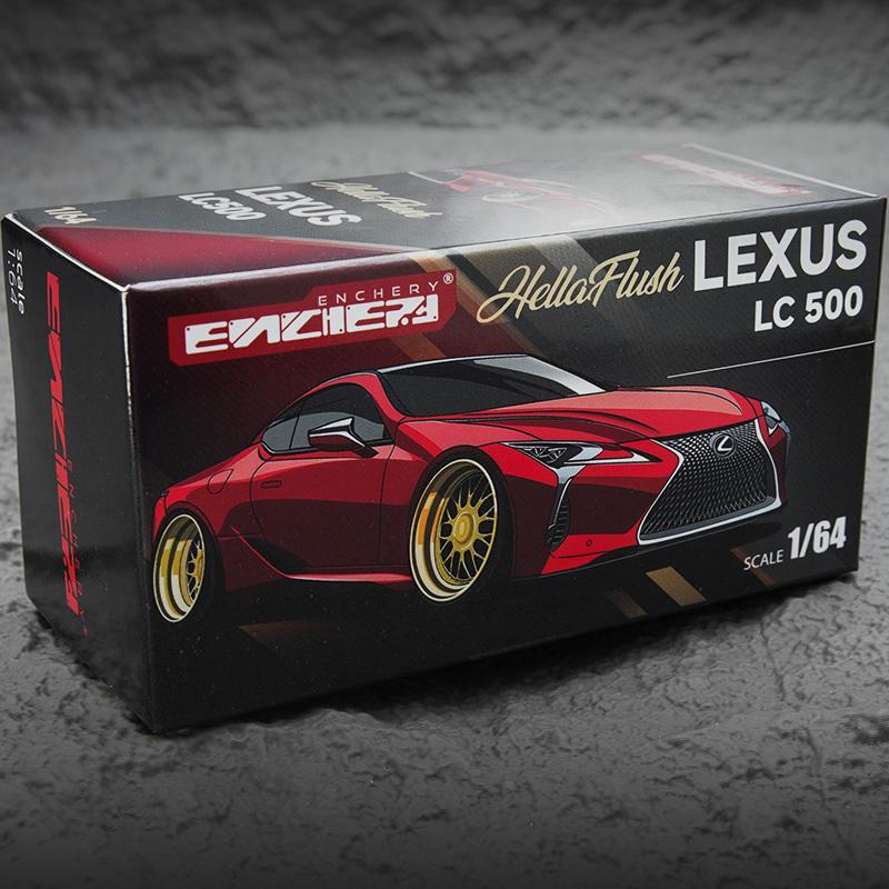 ENCHERY 1:64 Lexus Black LS500h / Red LC 500 – Horizon Diecast