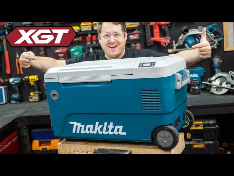 HUGE NEW Makita XGT 50L Cooler & Warmer (CW002GZ01) - YouTube
