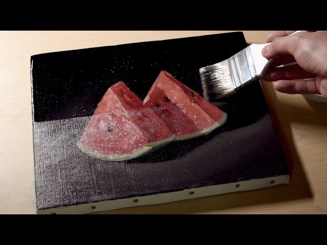 Varnishing an Oil Painting | 油絵にニスを塗る #4 - YouTube