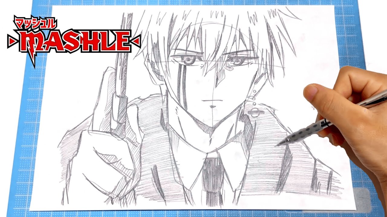 イラスト】(マッシュル-MASHLE)ランス 描き方！簡単なイラストの描き方