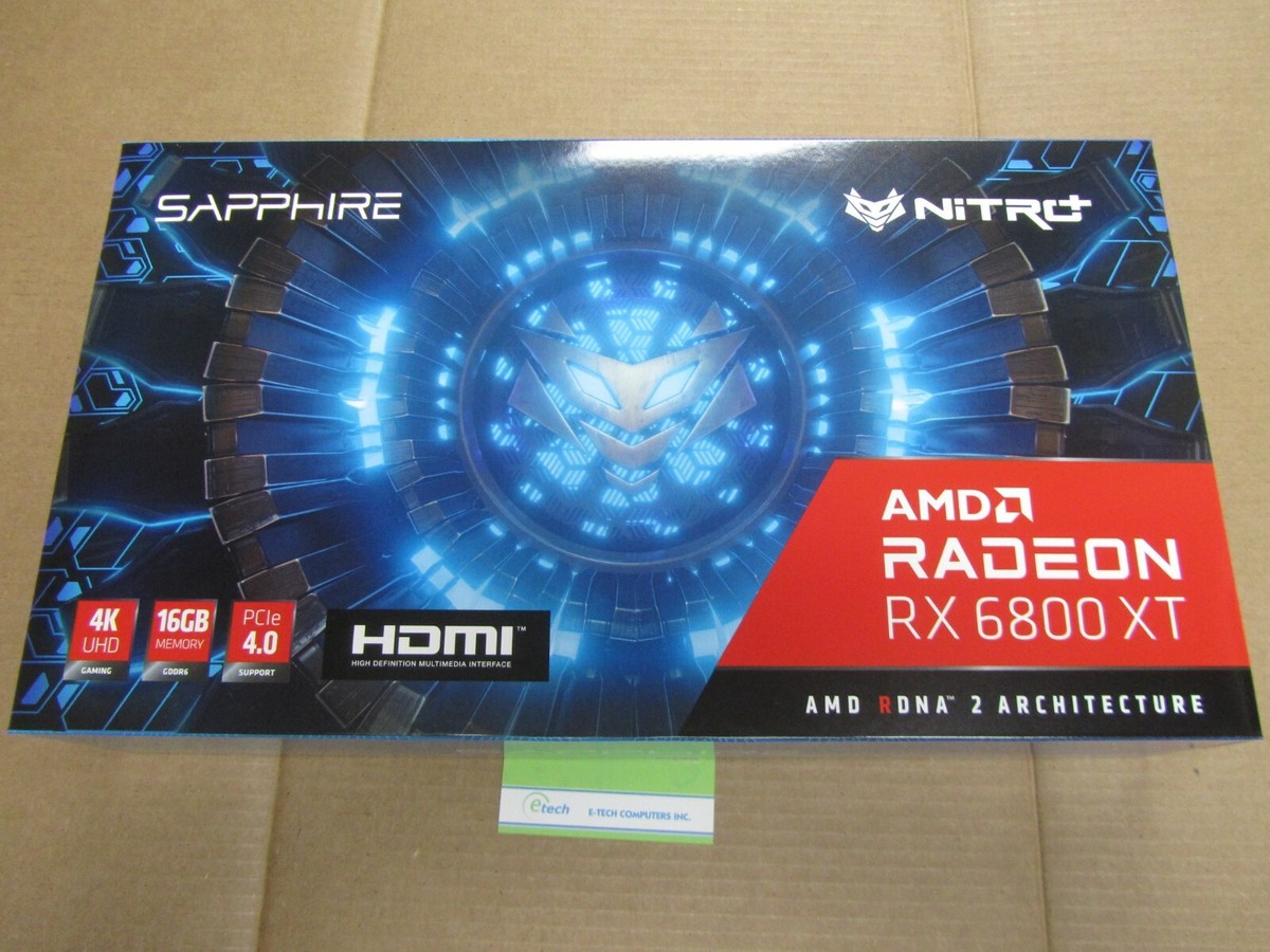 SAPPHIRE NITRO+ AMD Radeon RX 6800 XT 16GB GDDR6 Graphic Card for