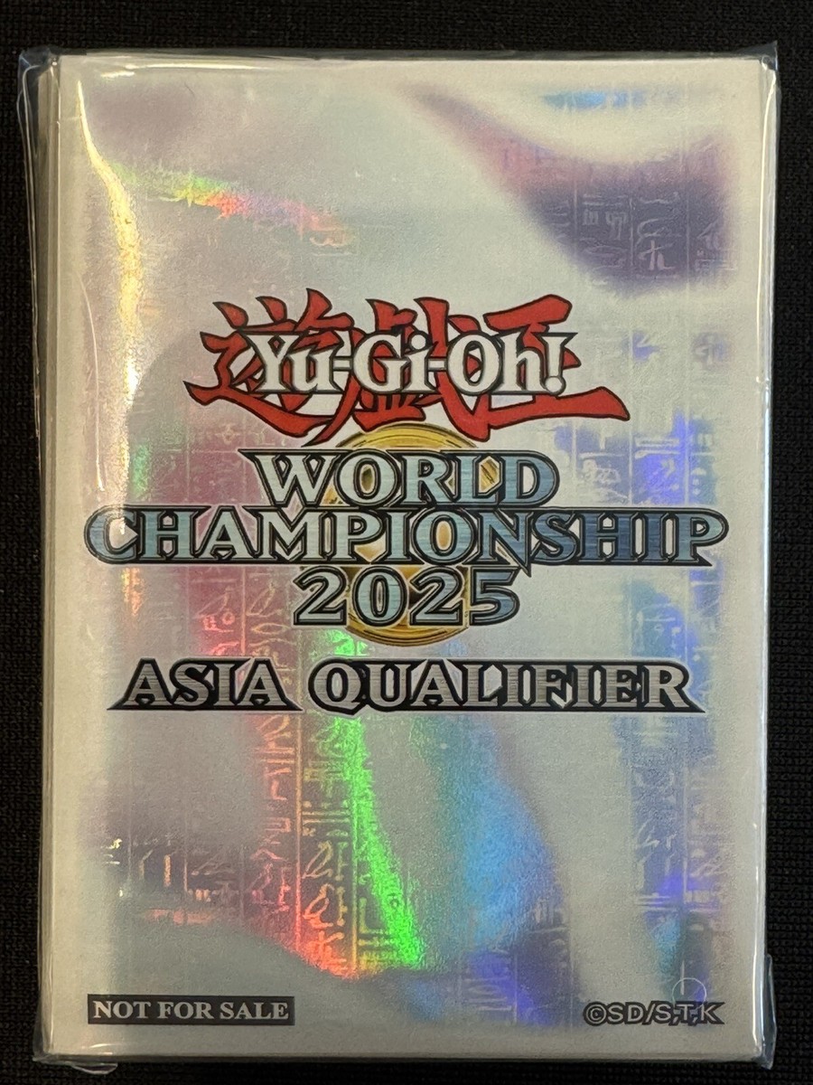 YUGIOH WORLD CHAMPIONSHIP 2025 ASIA QUALIFIER CARD PROTECTOR