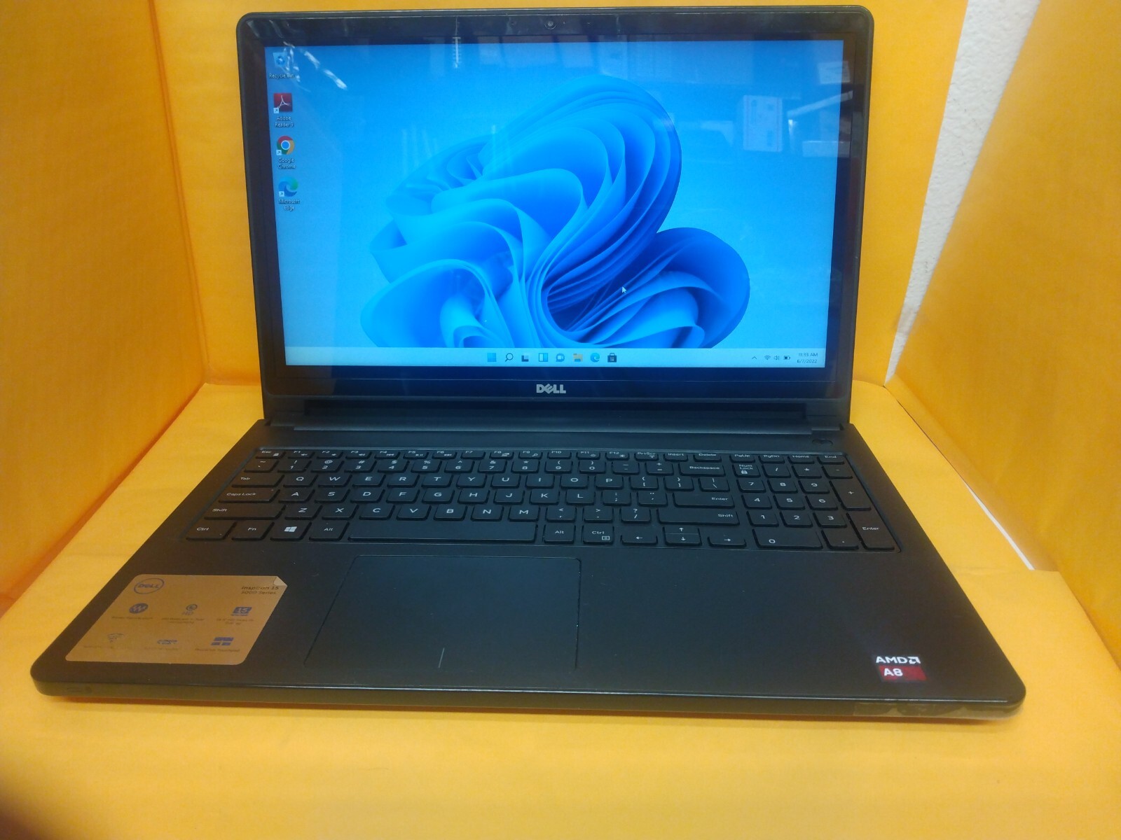 DELL INSPIRON 5555 AMD A8 7410 2.2GHz 6GB Ram 500GB HDD 15.6
