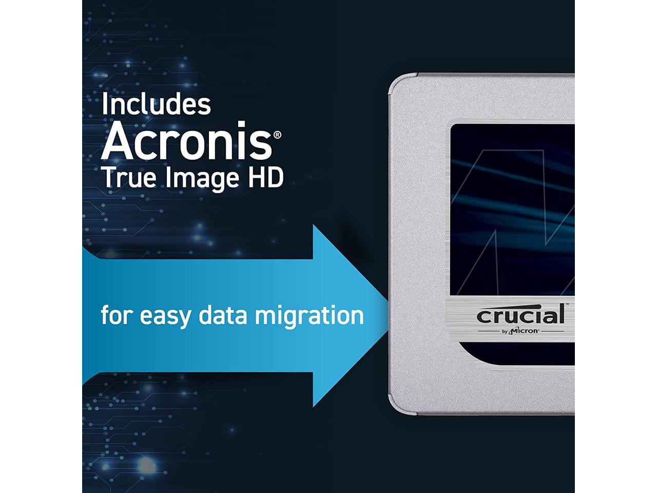 Crucial MX500 500GB Solid State Drive, SATA 2.5-inch 7mm Internal
