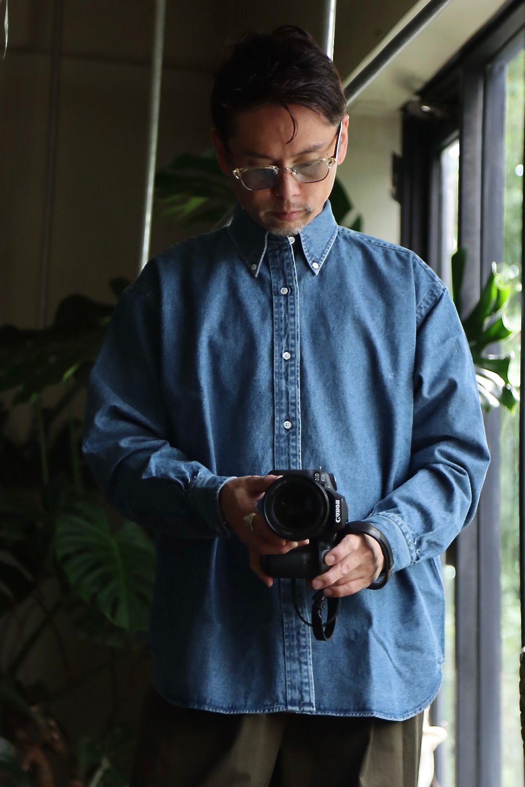 A.PRESSE 22FW BD Denim Shirtスタイル | 2689 | MARK