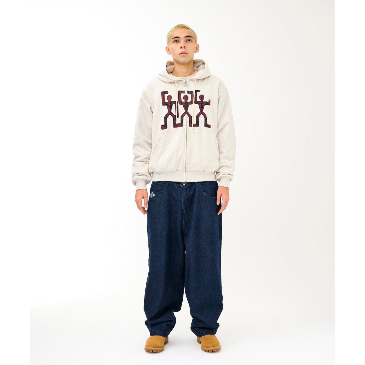 SOL soonerorlater / 3GUYS PADDED ZIP HOODIE / P