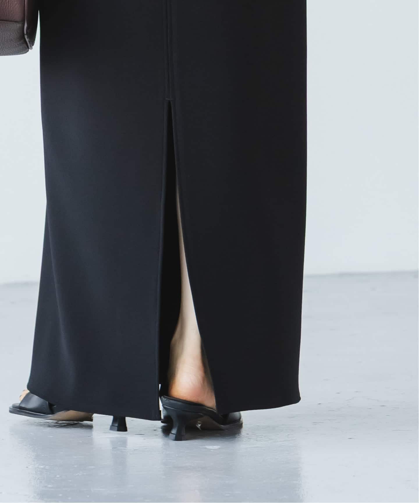 追加》コンフォートジャージーライクタイトスカート（ロング・マキシ丈