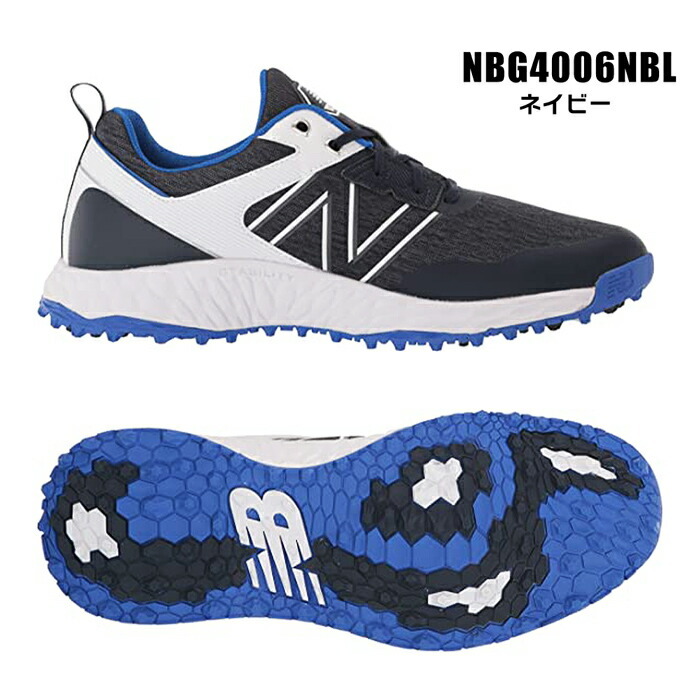ニューバランス ゴルフシューズ メンズ NBG4006 スパイクレス 防水