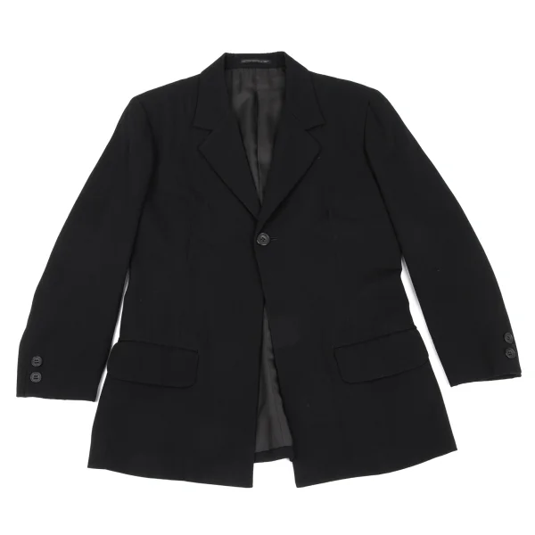 ヨウジヤマモト ファムYohji Yamamoto FEMME ウールギャバ1Bジャケット