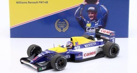 ミニチャンプス 113920005 1/18 ウィリアムズ FW14B #5 F1 ワールド
