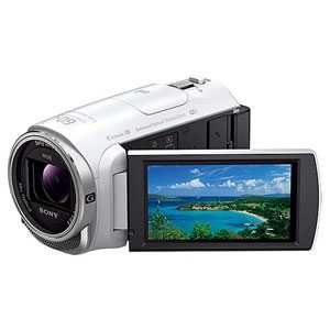 Amazon | SONY HDビデオカメラ Handycam HDR-CX670 ホワイト 光学30倍
