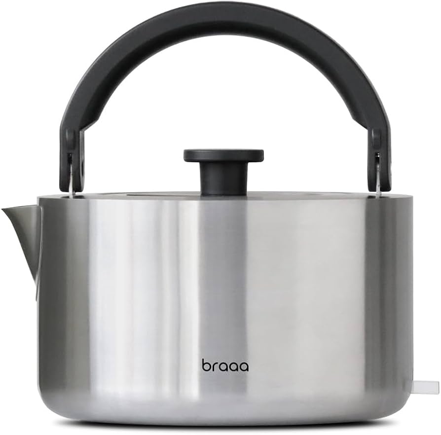Amazon | braaa ブラー やかんケトル シルバー VBKK001-SV 電気ケトル
