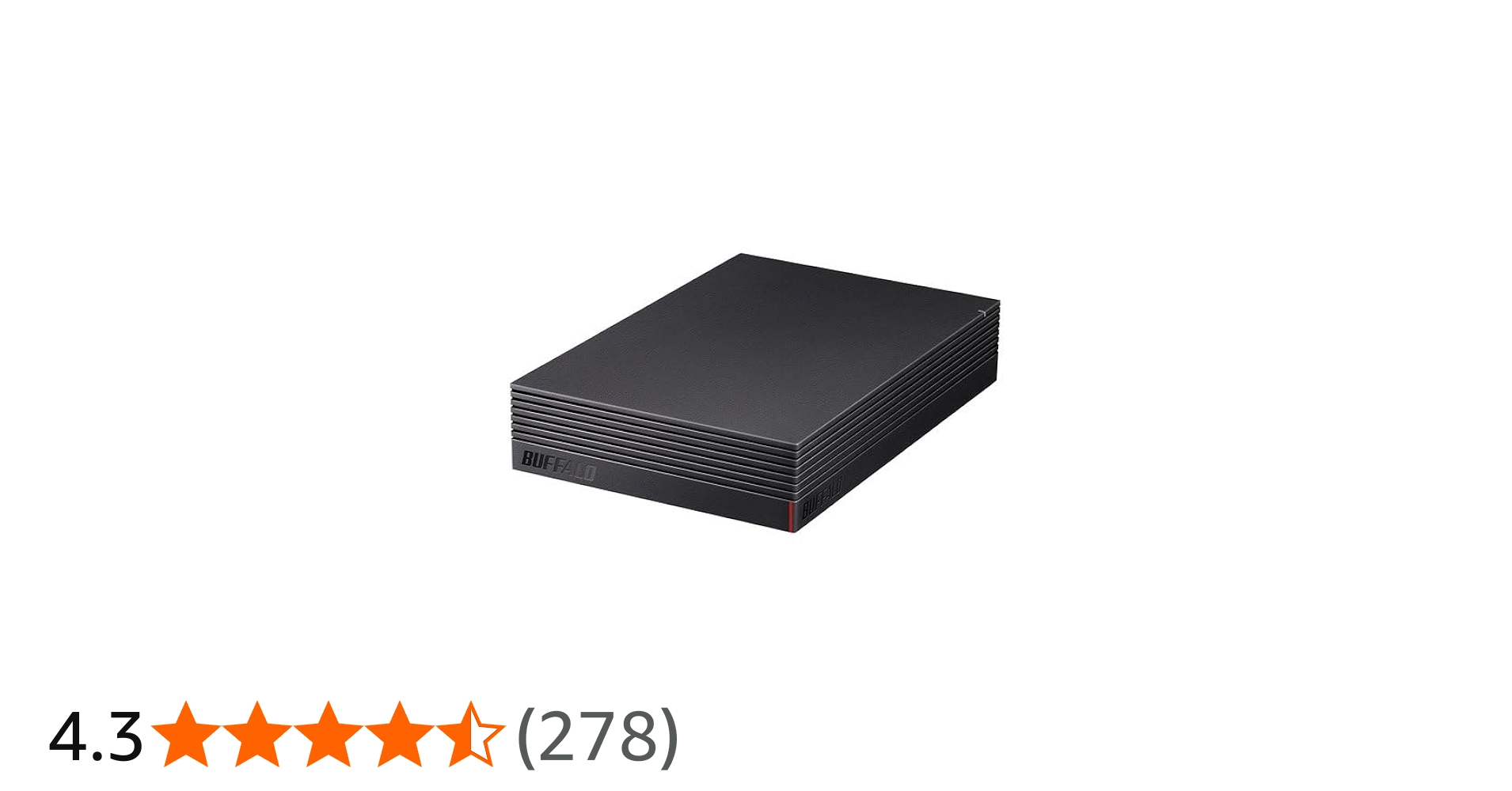 Amazon | バッファロー 6TB 外付けHDD HD-NRLD6.0U3-BA | バッファロー