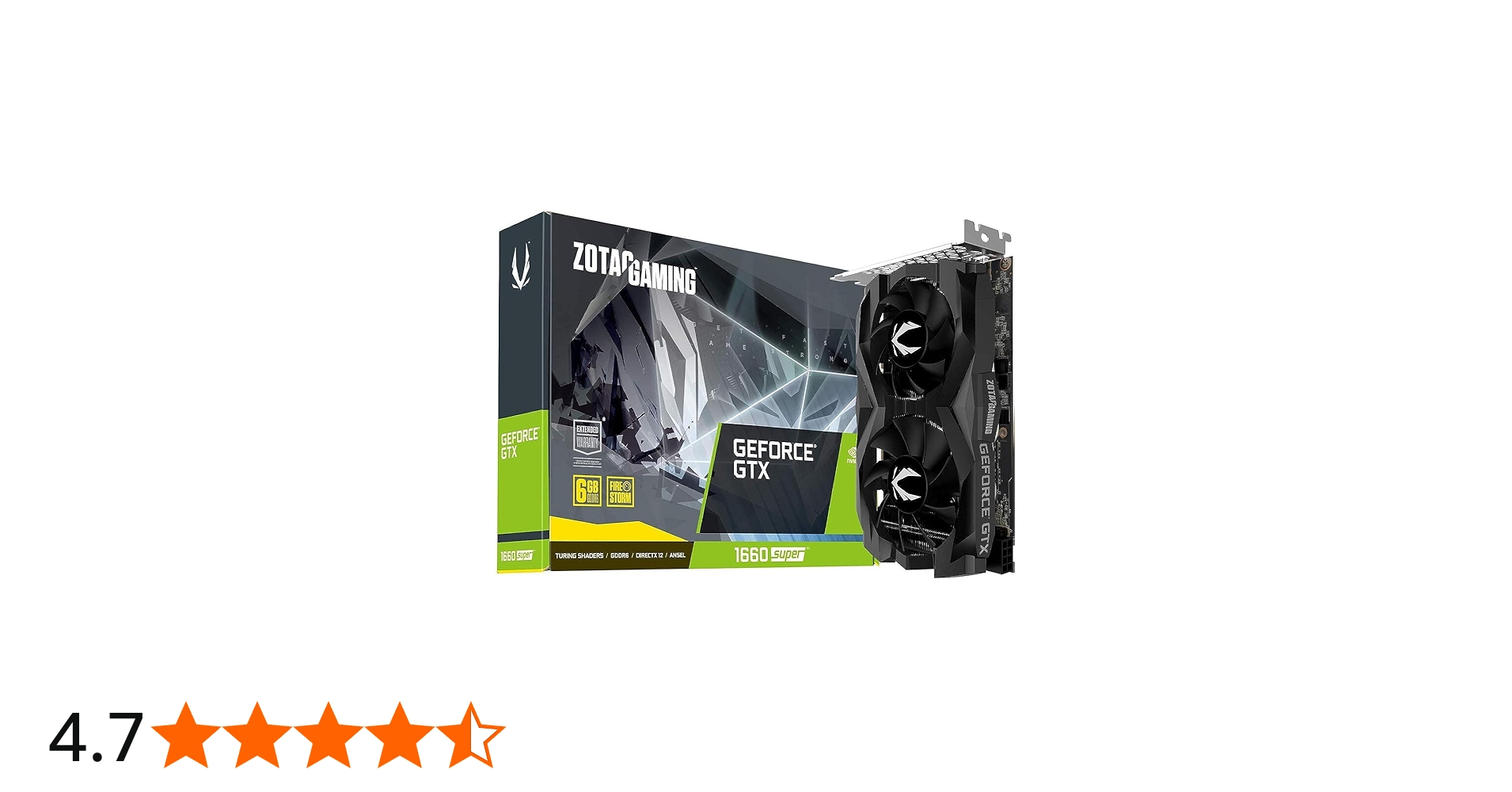Amazon | ZOTAC Gaming GeForce GTX 1660 Super 6GB GDDR6 192ビット