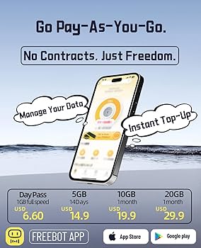 Amazon.com: FREEBOT Mobile Hotspot - 4G LTE Portable WiFi for