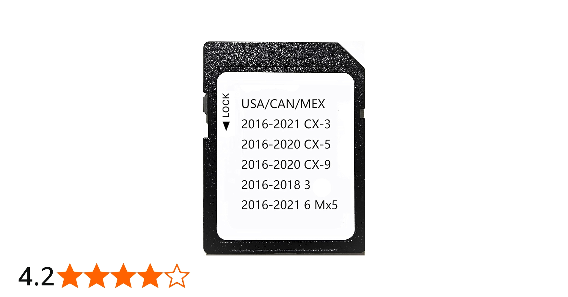 M-da 3 6 CX-3 CX-5 CX-9 Map Navigation SD Card USA/CAN/MEX