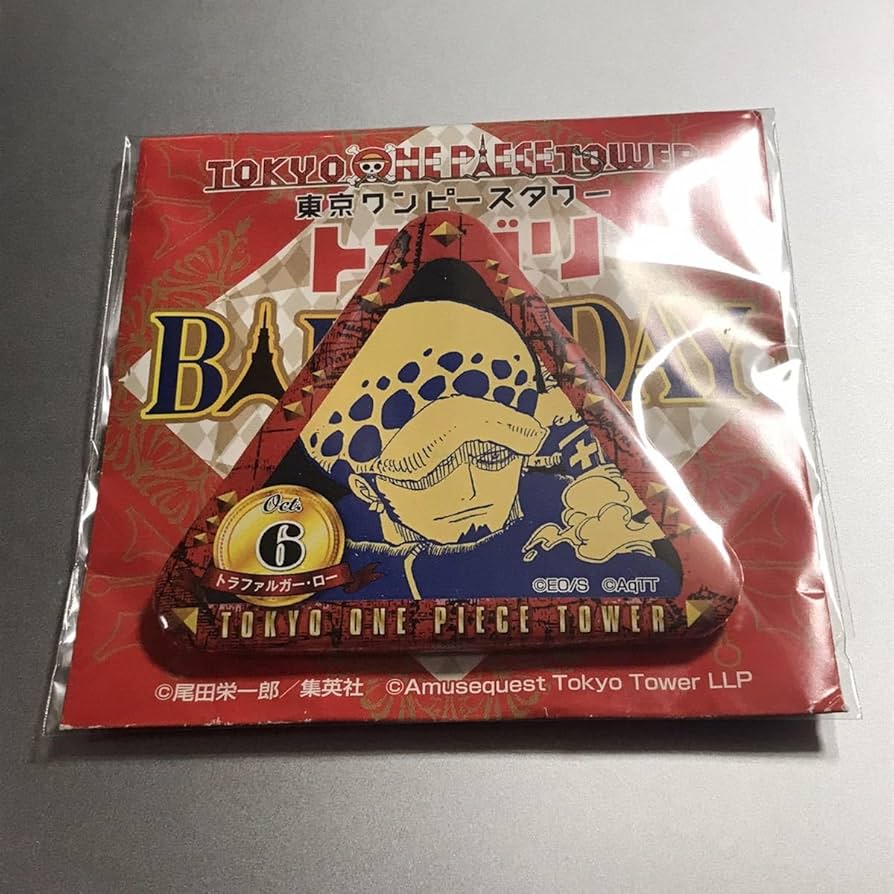 ONE PIECE 東京ワンピースタワー限定 トンガリ缶バッジ 白ひげ エース
