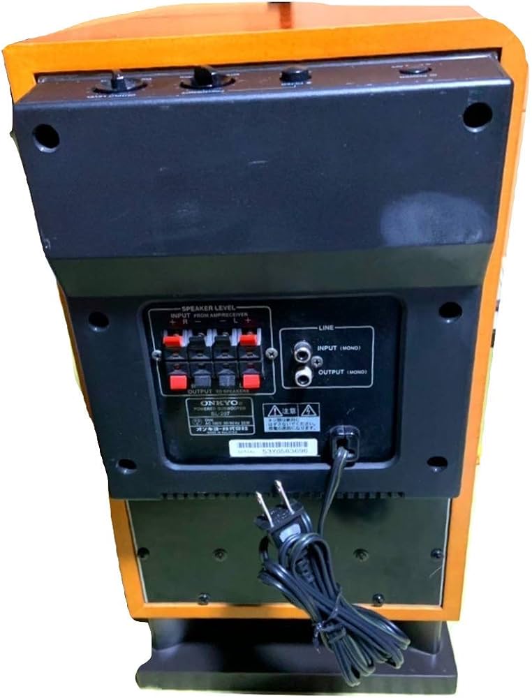 Amazon.co.jp: ONKYO アンプ内蔵サブウーファーシステム 75W SL-207(D