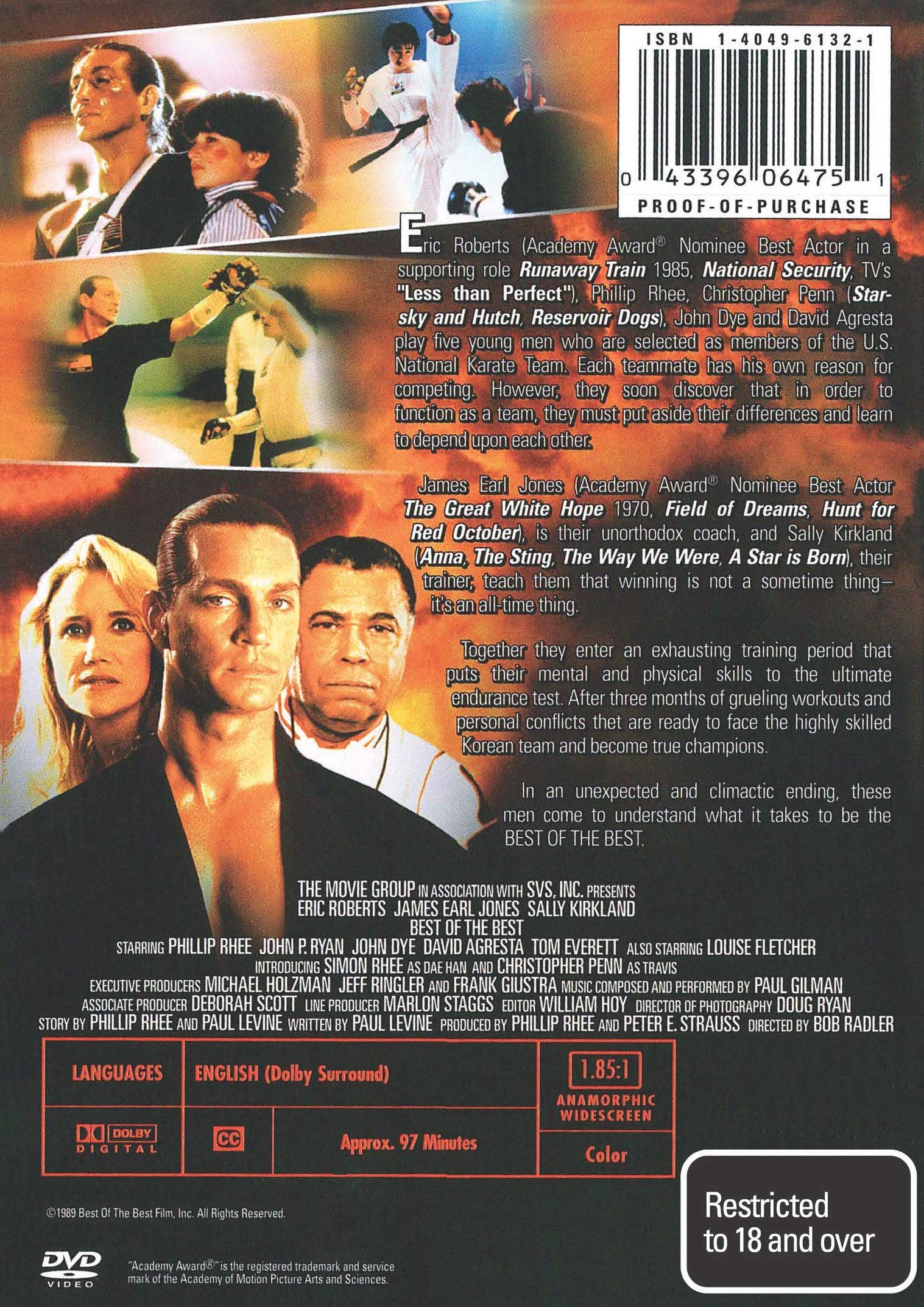 Amazon.com: Best Of The Best Dvd : James Earl Jones, Eric Roberts