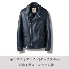 LJM-8 フロントフラップ ライダースジャケット｜『666』パンクロック