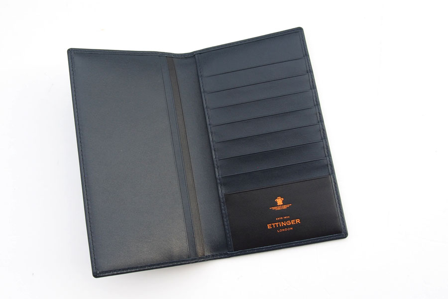 エッティンガー｜ETTINGER｜長財布｜純札入れ｜COAT WALLET｜ネイビー