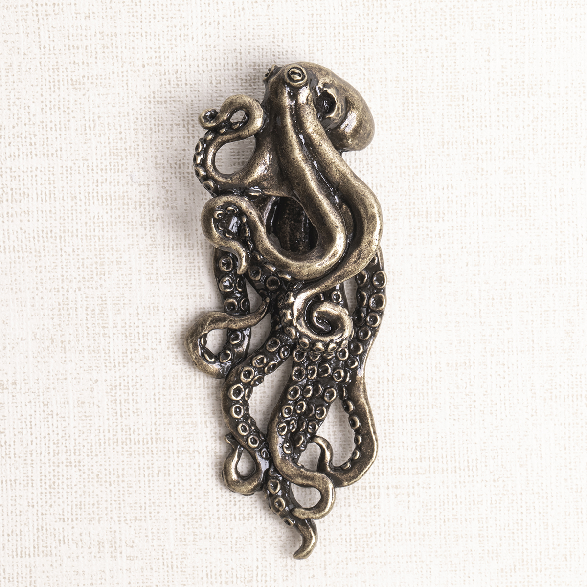 蛸根付(ゴールドカラー) Octopus GD / 根付※専用豪華ボックス入り｜数