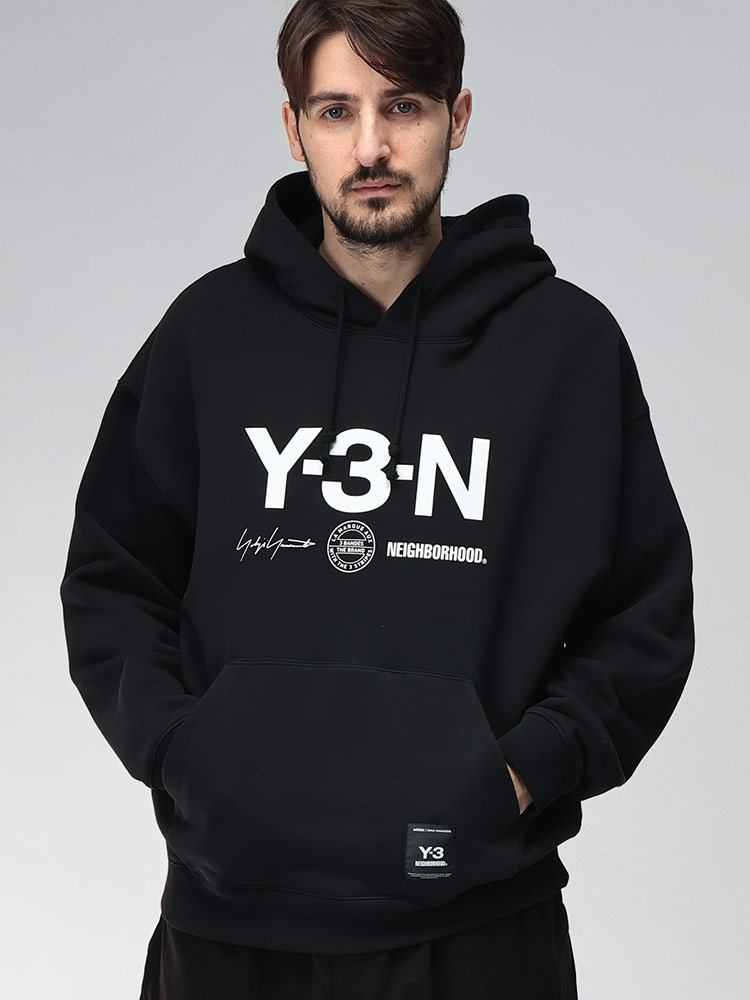 Y-3 (ワイスリー) NEIGHBORHOOD コラボ ロゴ プリント スウェット プル