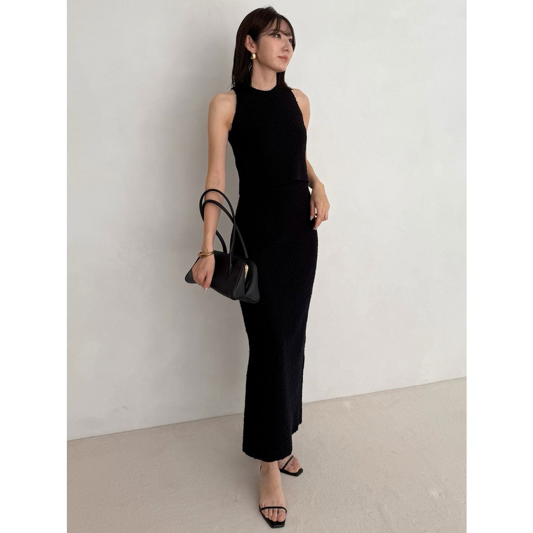 アニュアンス anuans ネップニットセットアップ （MIX） -靴