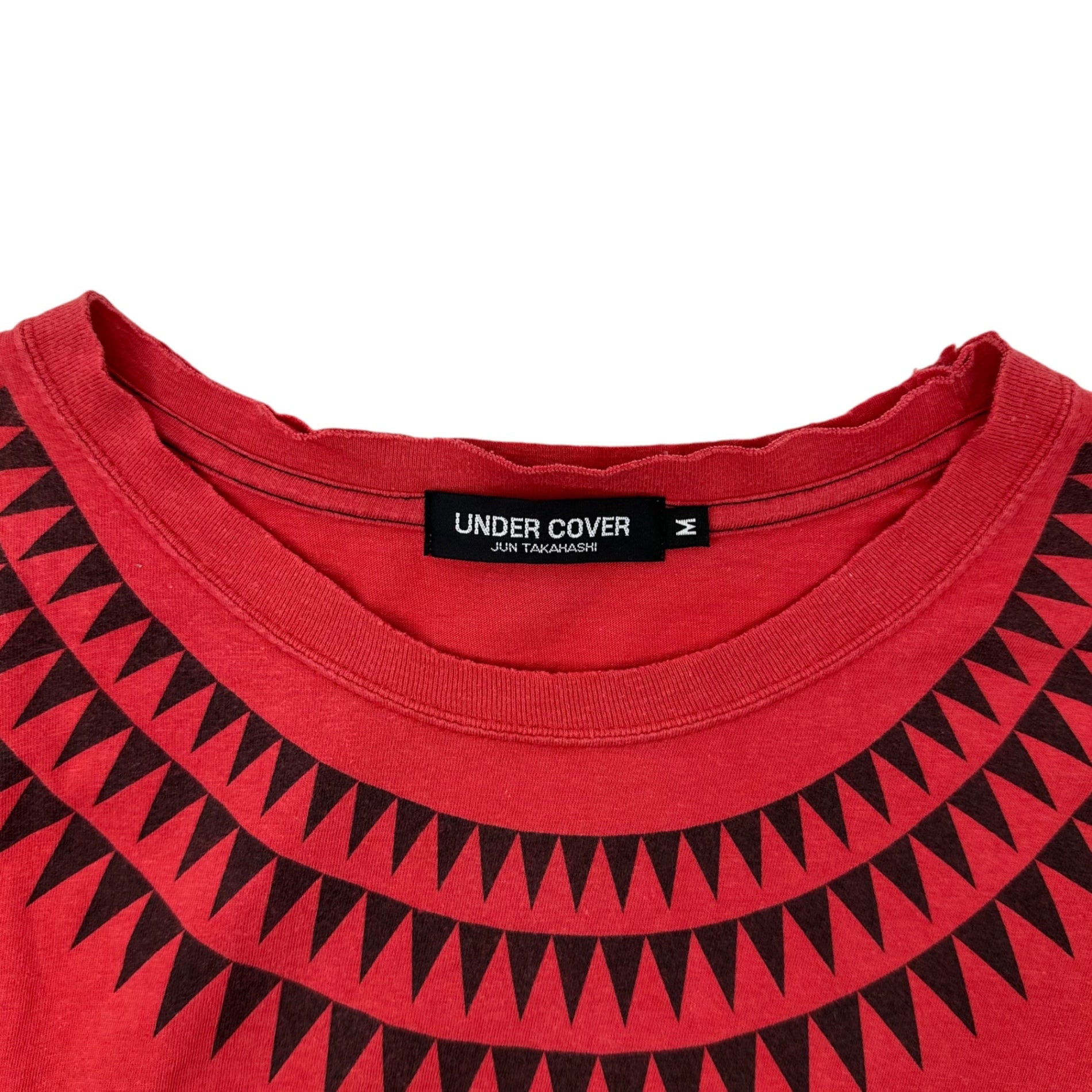 UNDERCOVER(アンダーカバー) Reprint SCAB GIZ pattern neck print T