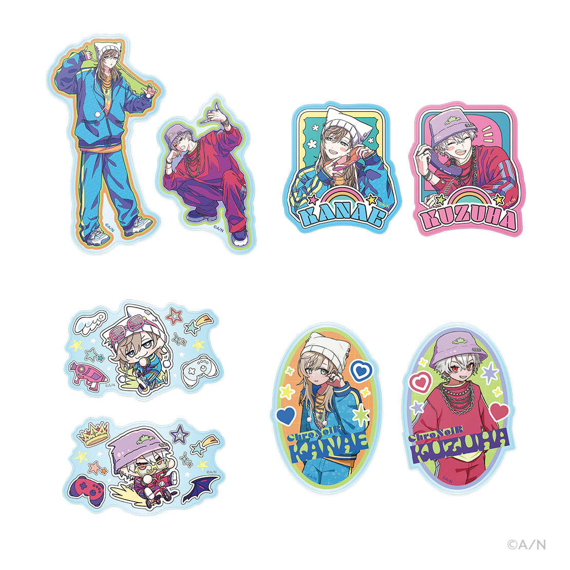 Choose your favorite】ランダムアクリルステッカー｜にじさんじ
