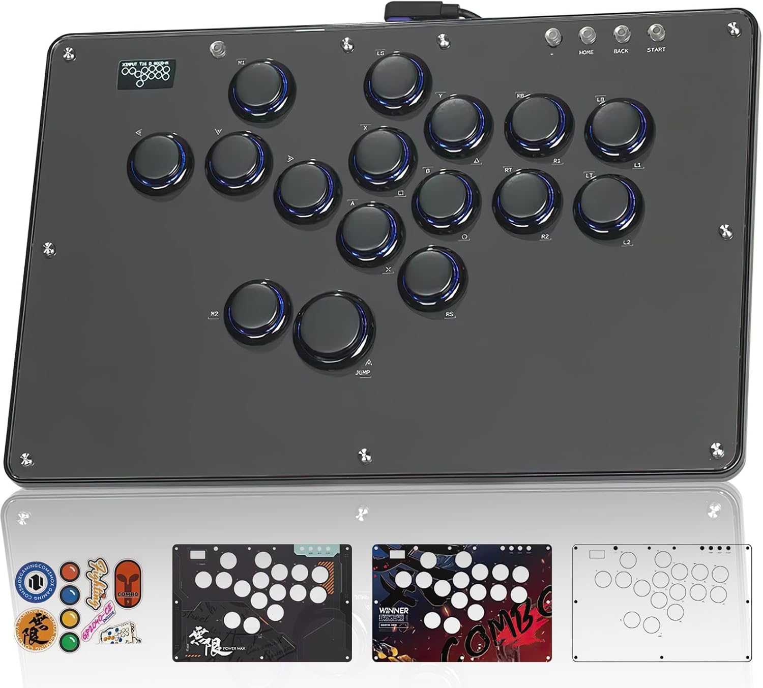 楽天市場】【U16 Haute42】 アケコン レバーレス コントローラー